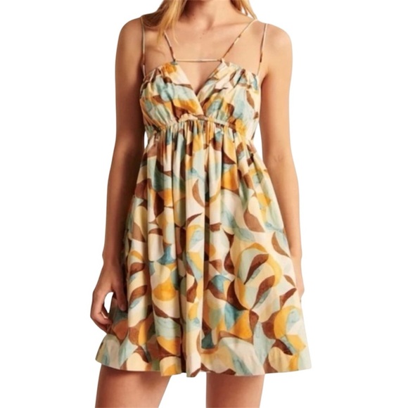 Abercrombie & Fitch Dresses & Skirts - Abercrombie and Fitch Strappy Geometric Printed Dress 0082